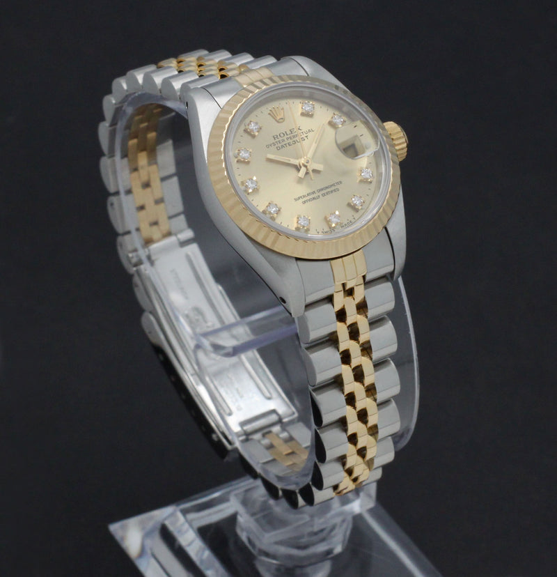 Rolex Lady-Datejust 69173G - 1991 - Rolex horloge - Rolex kopen - Rolex dames horloge - Trophies Watches