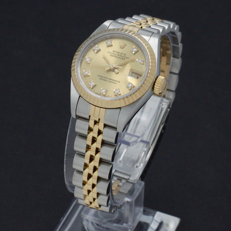 Rolex Lady-Datejust 69173G - 1988 - Rolex horloge - Rolex kopen - Rolex dames horloge - Trophies Watches