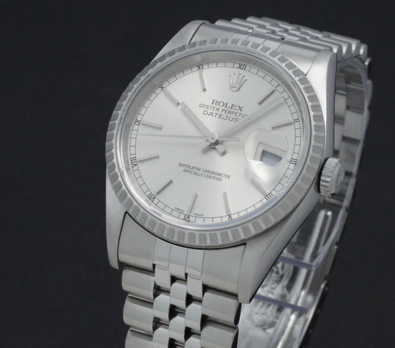 Rolex Datejust 16220 - 2002 - Rolex horloge - Rolex kopen - Rolex heren horloge - Trophies Watches