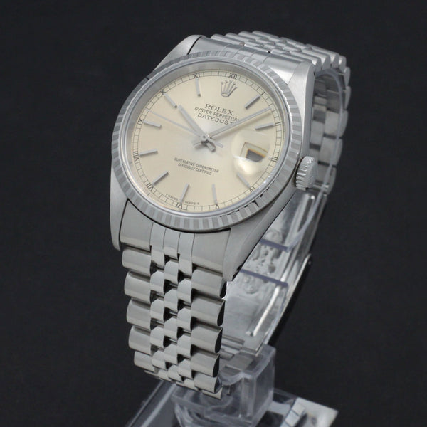 Rolex Datejust 16220, Box & Papers, 1993
