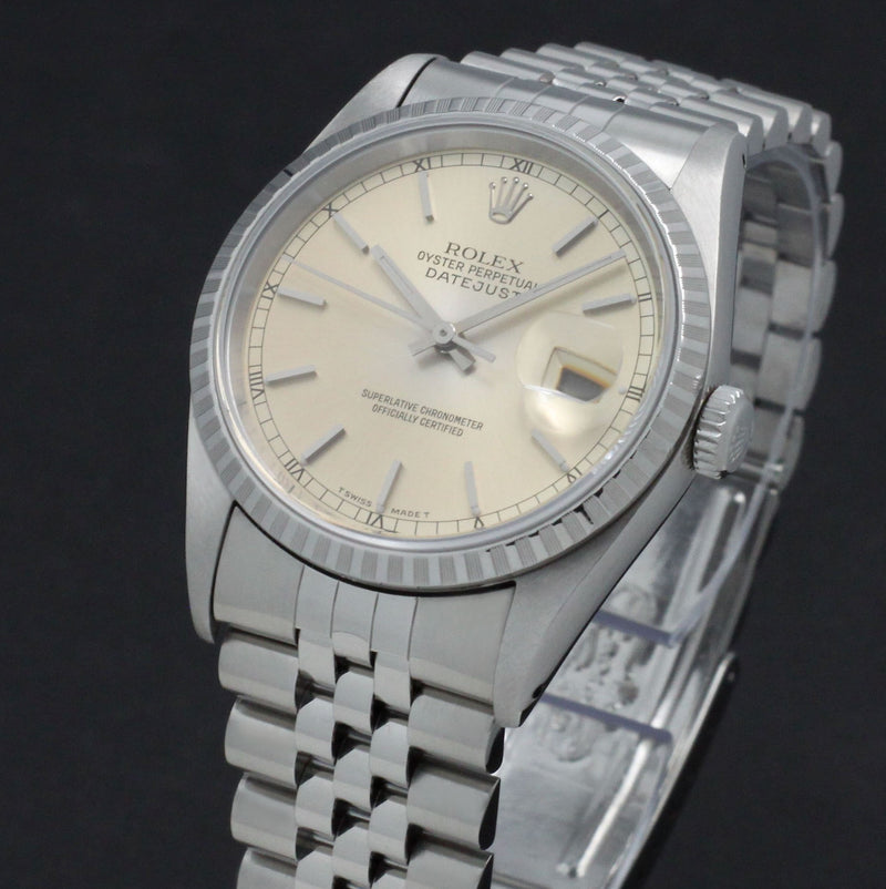 Rolex Datejust 16220, Box & Papers, 1993