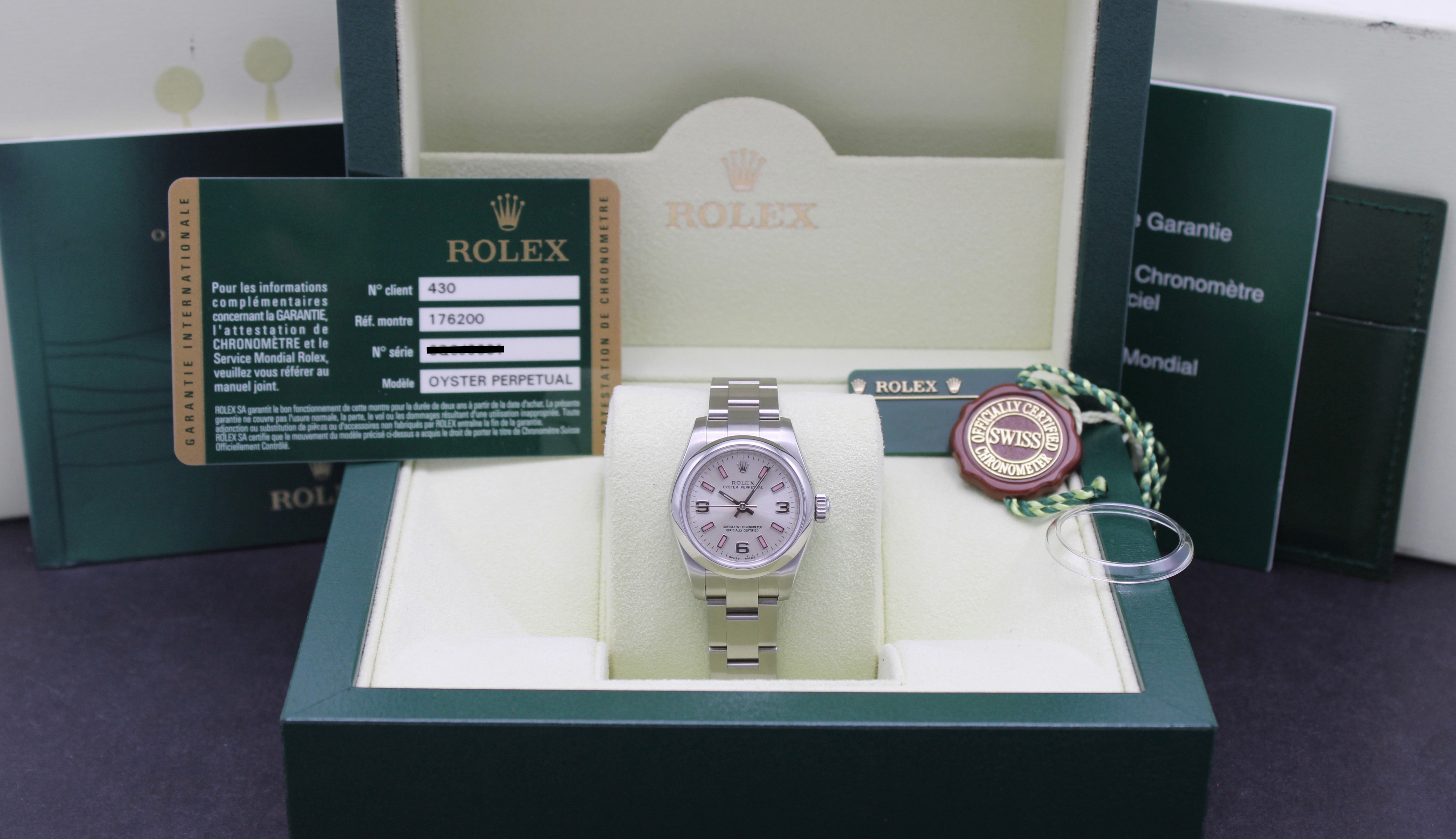 Rolex Oyster Perpetual 176200 - 2014 - Rolex horloge - Rolex kopen - Rolex dames horloge - Trophies Watches