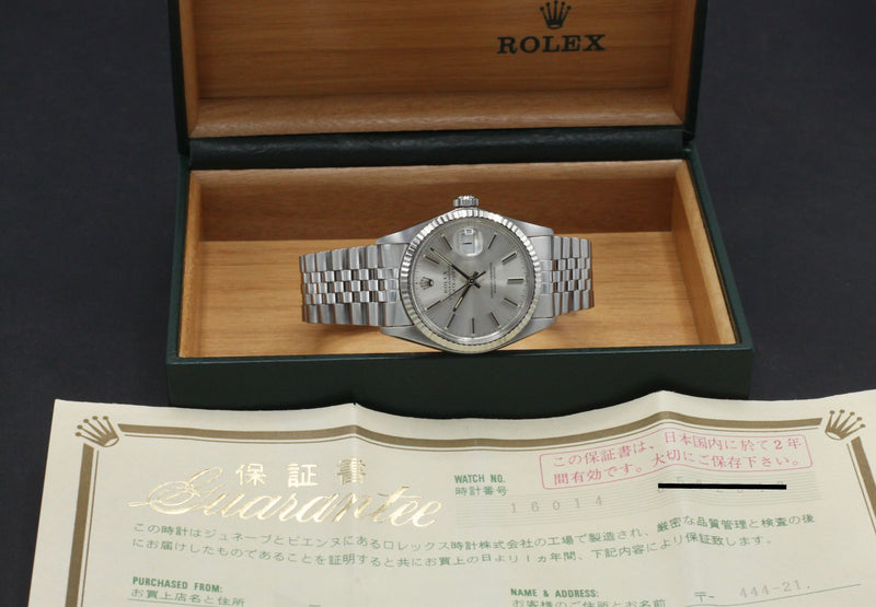 Rolex Datejust 16014 - 1986 - Rolex horloge - Rolex kopen - Rolex heren horloge - Trophies Watches