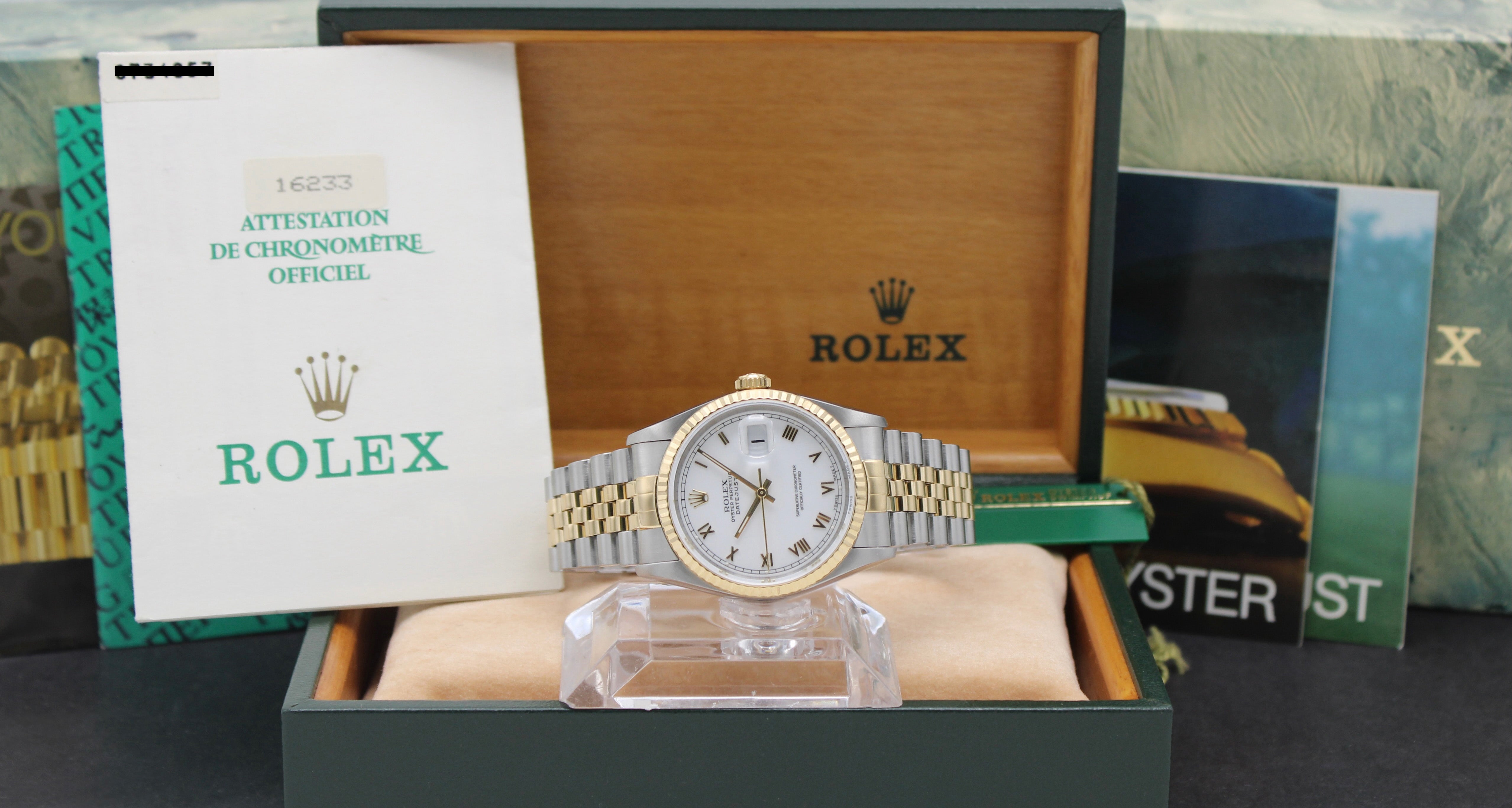 Rolex Datejust 16233 - 1995 - Rolex horloge - Rolex kopen - Rolex heren horloge - Trophies Watches