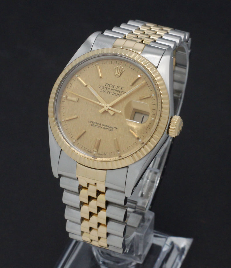 Rolex Datejust 16013 - 1986 - Rolex horloge - Rolex kopen - Rolex heren horloge - Trophies Watches