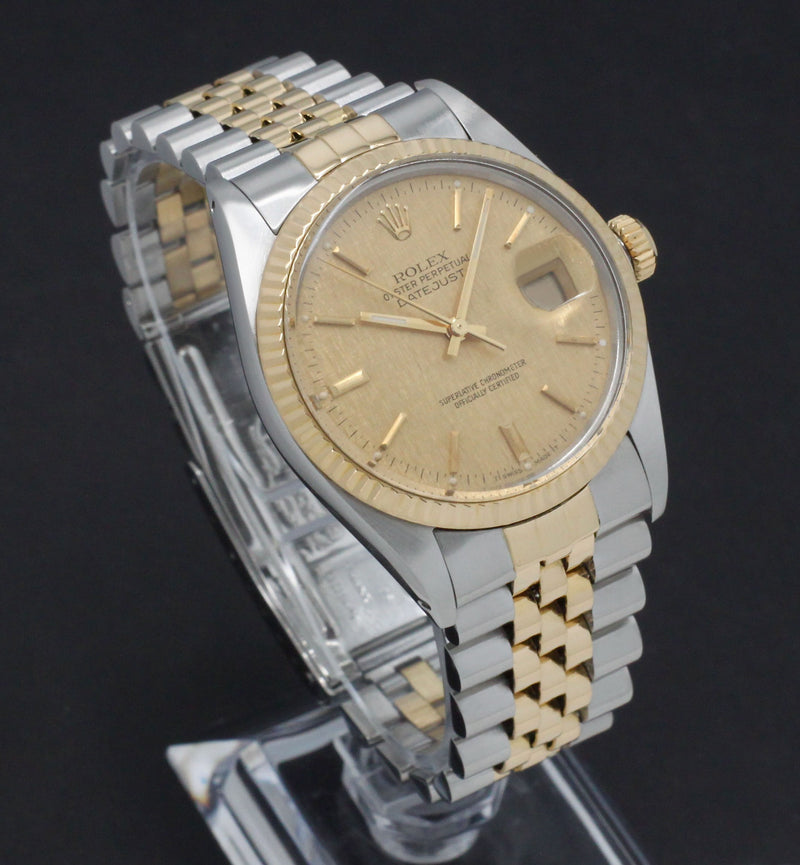 Rolex Datejust 16013 - 1986 - Rolex horloge - Rolex kopen - Rolex heren horloge - Trophies Watches