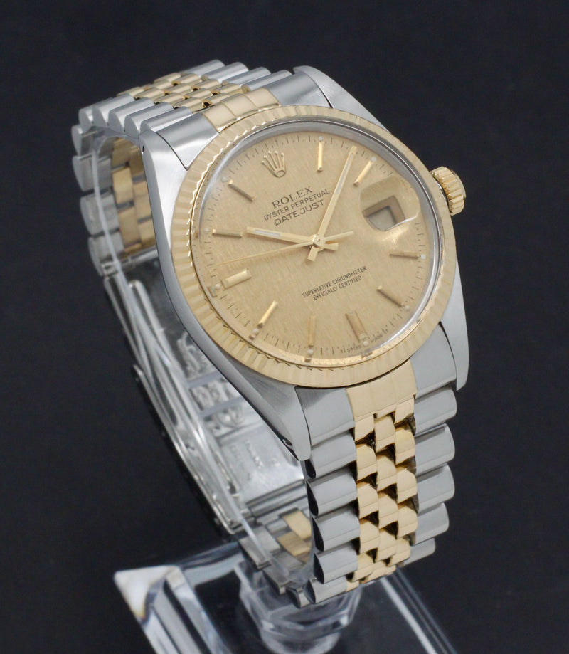 Rolex Datejust 16013 - 1986 - Rolex horloge - Rolex kopen - Rolex heren horloge - Trophies Watches