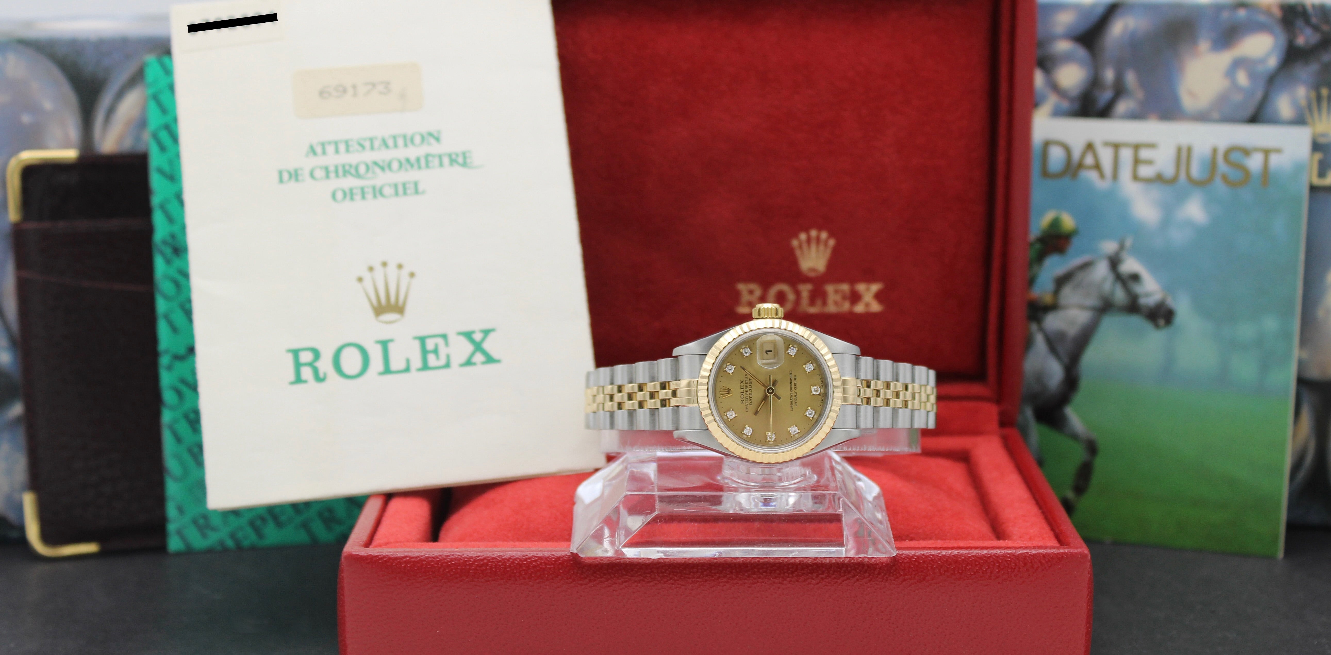 Rolex Lady-Datejust 69173G - 1993 - Rolex horloge - Rolex kopen - Rolex dames horloge - Trophies Watches