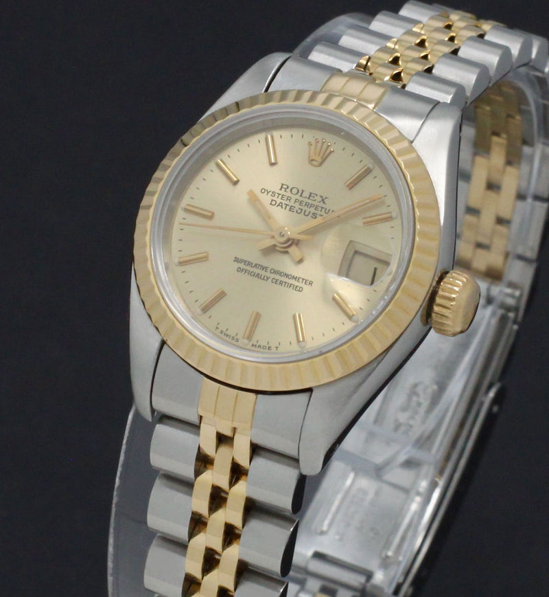 Rolex Lady-Datejust 69173 - 1991 - Rolex horloge - Rolex kopen - Rolex dames horloge - Trophies Watches