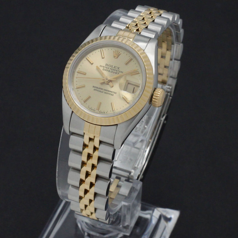 Rolex Lady-Datejust 69173 - 1991 - Rolex horloge - Rolex kopen - Rolex dames horloge - Trophies Watches