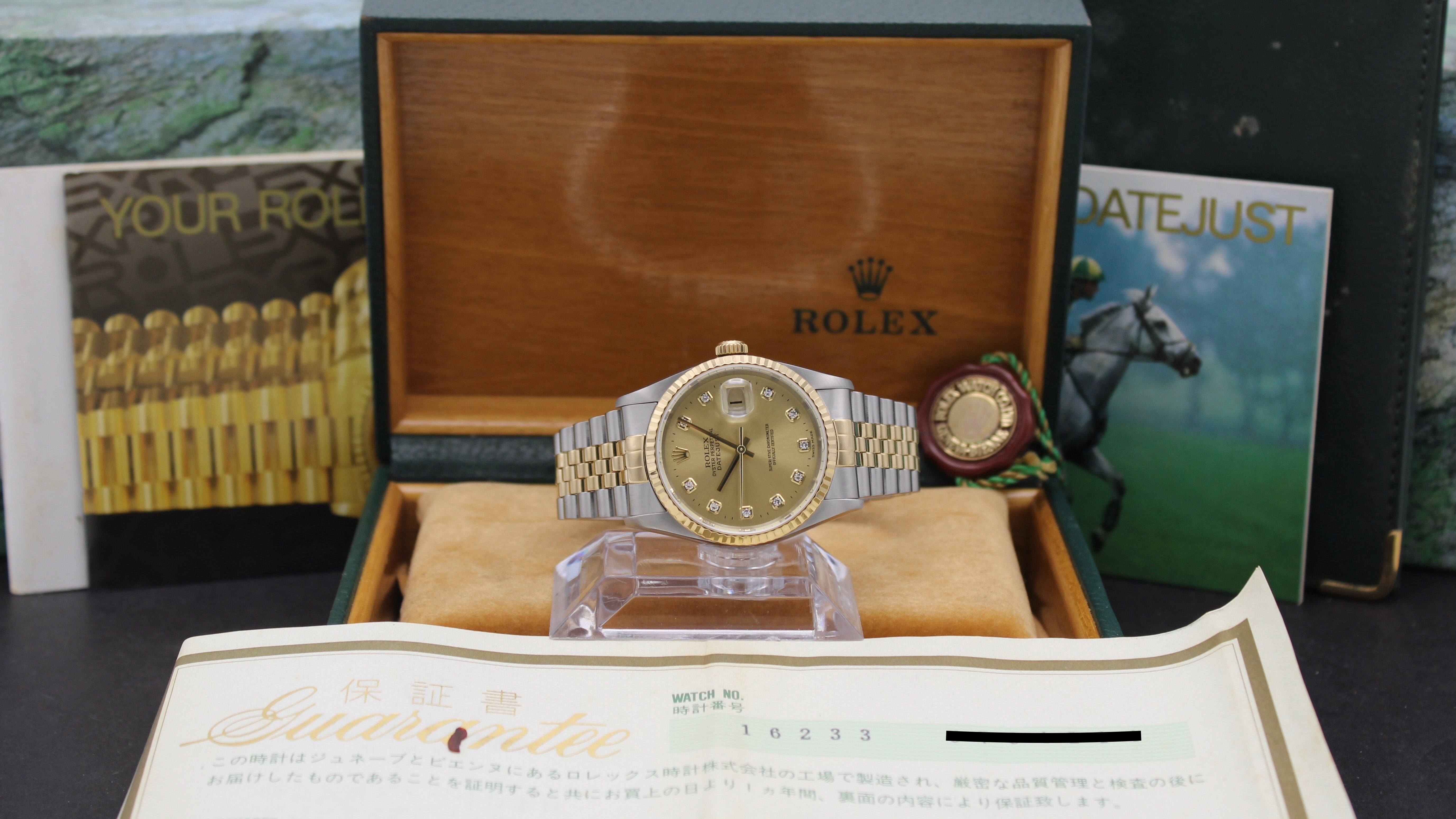 Rolex Datejust 16233G - 1999 - Rolex horloge - Rolex kopen - Rolex heren horloge - Trophies Watches