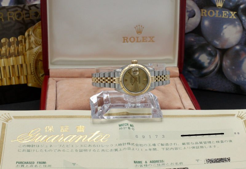 Rolex Lady-Datejust 69173 - 1991 - Rolex horloge - Rolex kopen - Rolex dames horloge - Trophies Watches