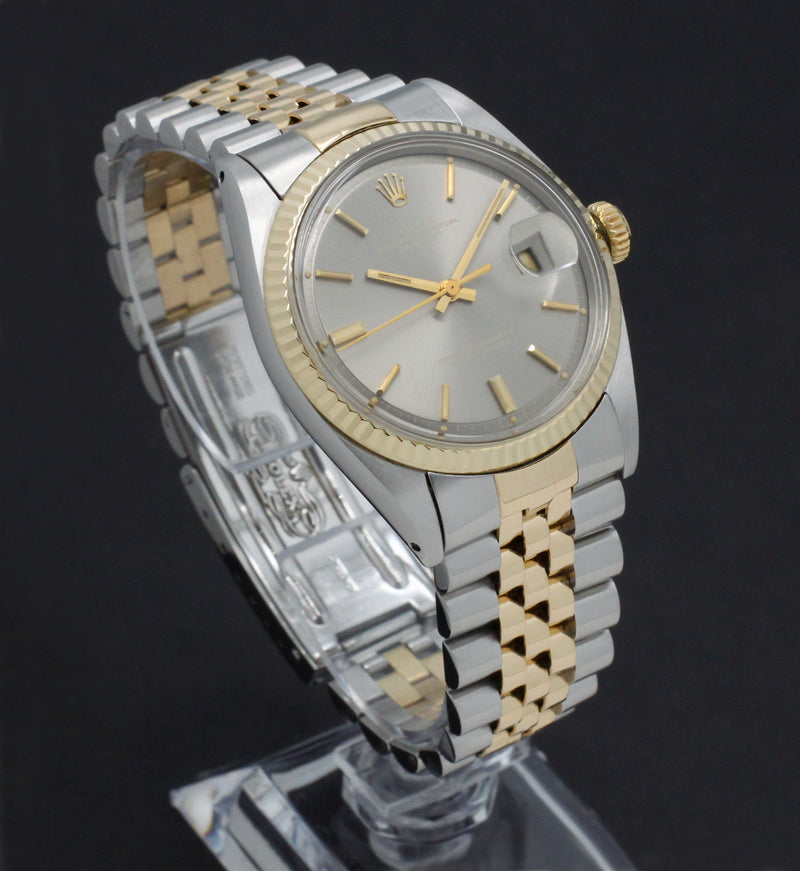 Rolex Datejust 1601 - 1971 - goud/staal - two/tone - Rolex horloge - Rolex kopen - Rolex heren horloge - Trophies Watches