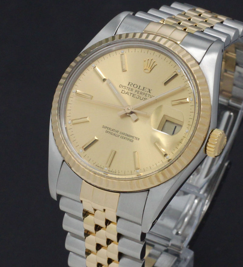 Rolex Datejust 16013 - 1987 - Rolex horloge - Rolex kopen - Rolex heren horloge - Trophies Watches