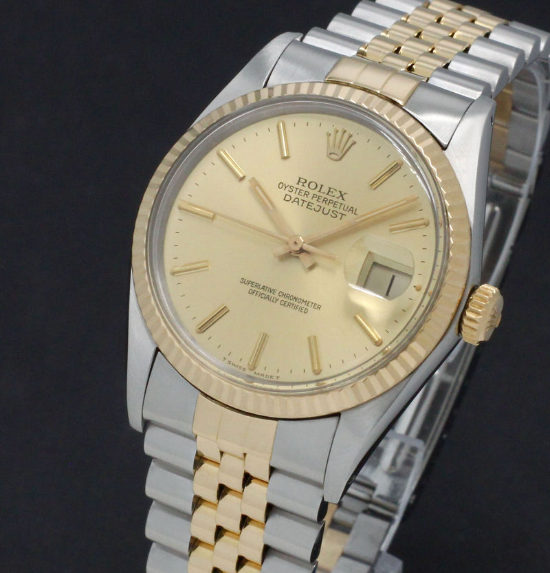 Rolex Datejust 16013 - 1986 - Rolex horloge - Rolex kopen - Rolex heren horloge - Trophies Watches