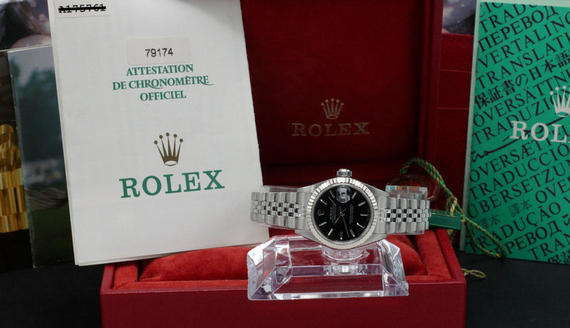 Rolex Oyster Perpetual Lady Datejust 79174 - 1999 - Rolex horloge - Rolex kopen - Rolex dames horloge - Trophies Watches