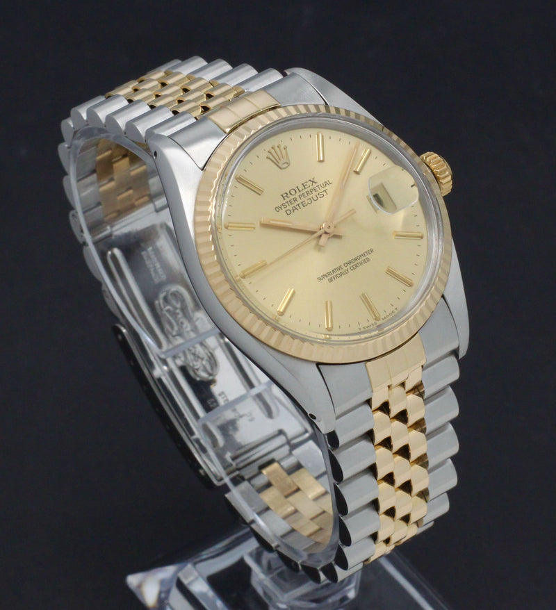 Rolex Datejust 16013 - 1986 - Rolex horloge - Rolex kopen - Rolex heren horloge - Trophies Watches