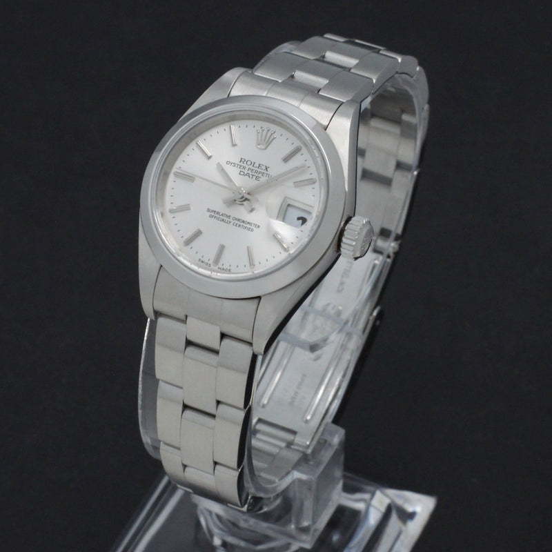 Rolex Oyster Perpetual Lady Date 79160 - 2000 - Rolex horloge - Rolex kopen - Rolex dames horloge - Trophies Watches