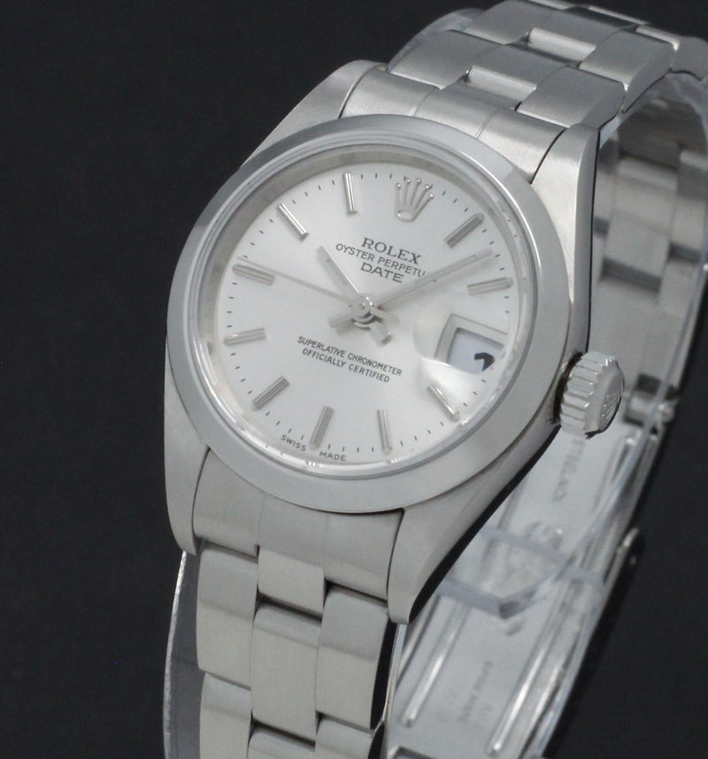 Rolex Oyster Perpetual Lady Date 79160 - 2000 - Rolex horloge - Rolex kopen - Rolex dames horloge - Trophies Watches