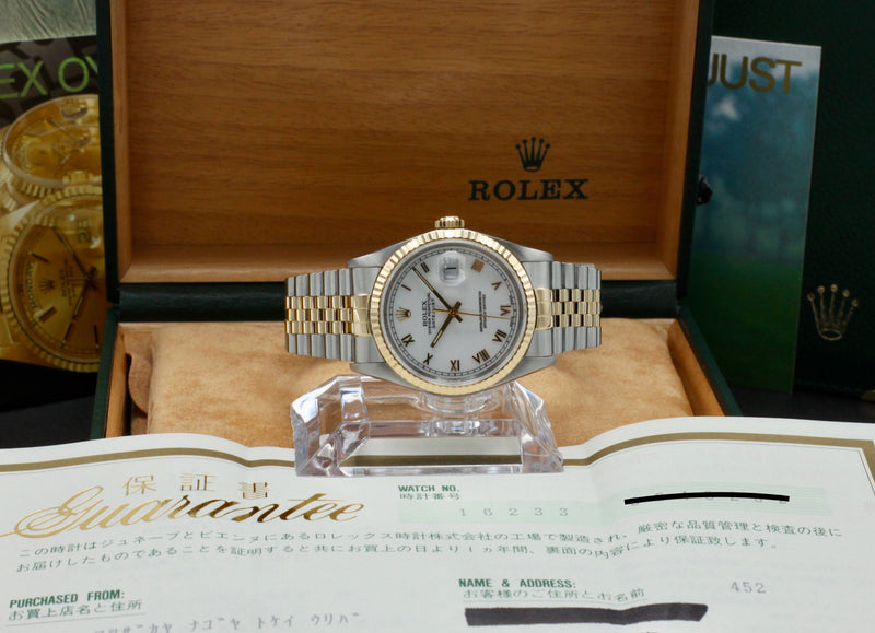 Rolex Datejust 16233 - 1994 - Rolex horloge - Rolex kopen - Rolex heren horloge - Trophies Watches