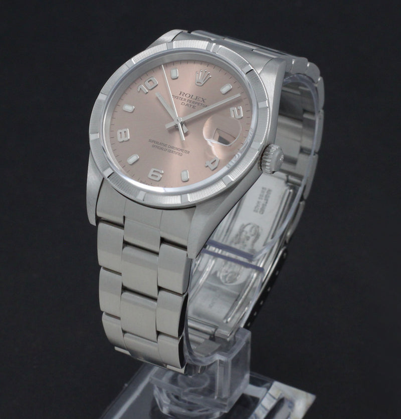 Rolex Oyster Perpetual Date 15210 - 2002 - Rolex horloge - Rolex kopen - Rolex heren horloge - Trophies Watches