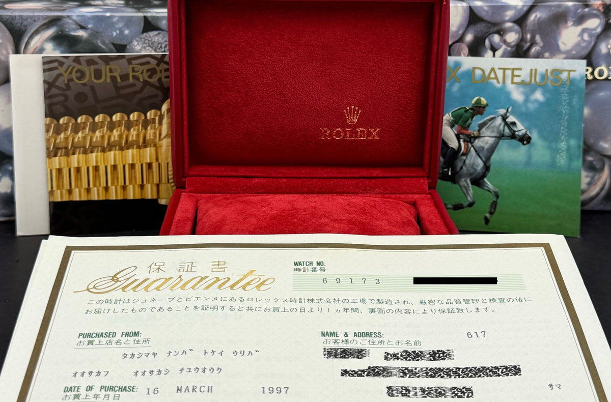 Rolex Lady-Datejust 69173 - 1997 - Rolex horloge - Rolex kopen - Rolex dames horloge - Trophies Watches