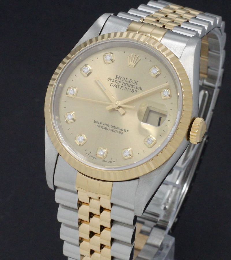 Rolex Datejust 16233G - 1997 - Rolex horloge - Rolex kopen - Rolex heren horloge - Trophies Watches