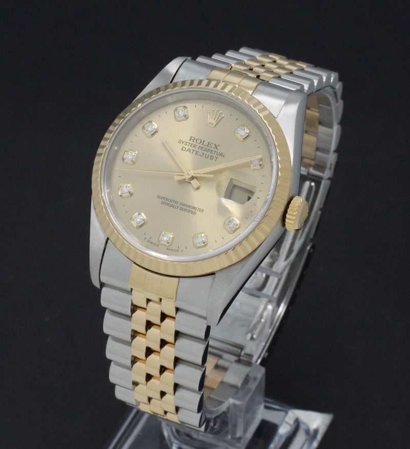 Rolex Datejust 16233G - 1997 - Rolex horloge - Rolex kopen - Rolex heren horloge - Trophies Watches