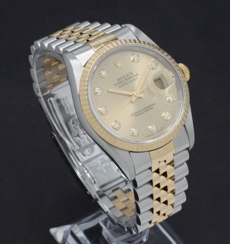 Rolex Datejust 16233G - 1997 - Rolex horloge - Rolex kopen - Rolex heren horloge - Trophies Watches