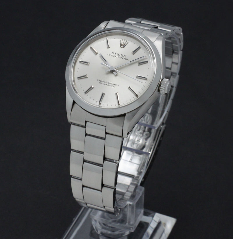 Rolex Oyster Perpetual 34 1002 - 1969 - Rolex horloge - Rolex kopen - Rolex heren horloge - Trophies Watches