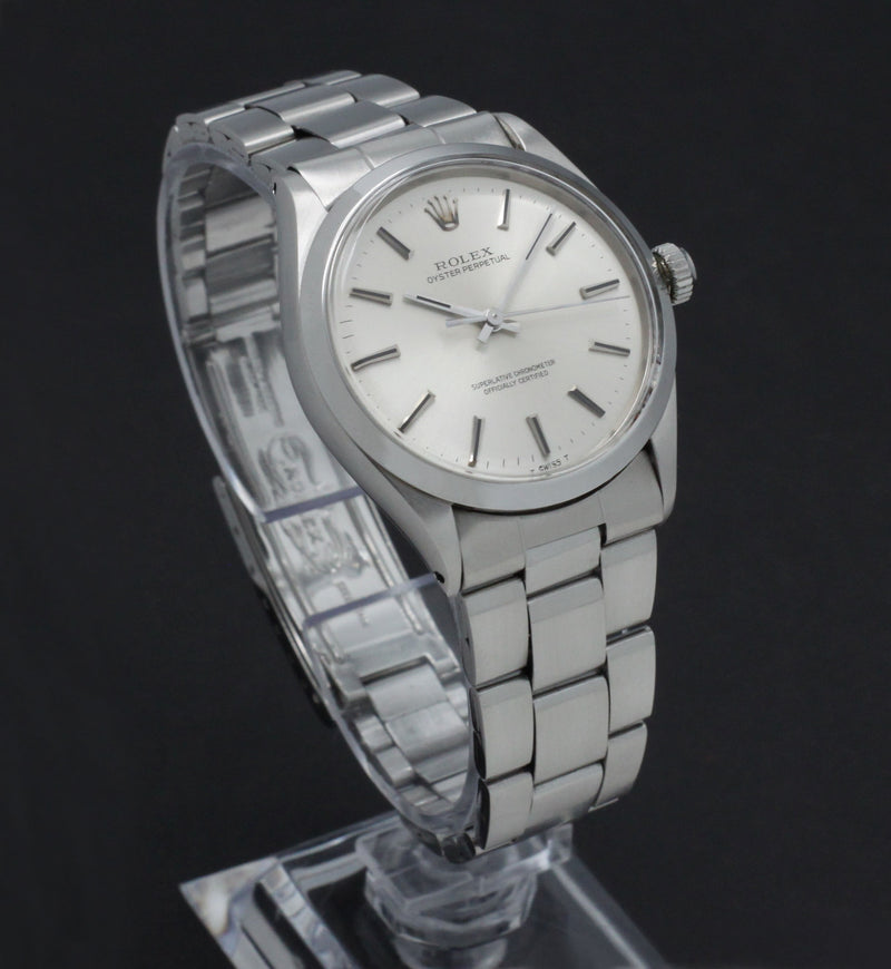 Rolex Oyster Perpetual 34 1002 - 1969 - Rolex horloge - Rolex kopen - Rolex heren horloge - Trophies Watches