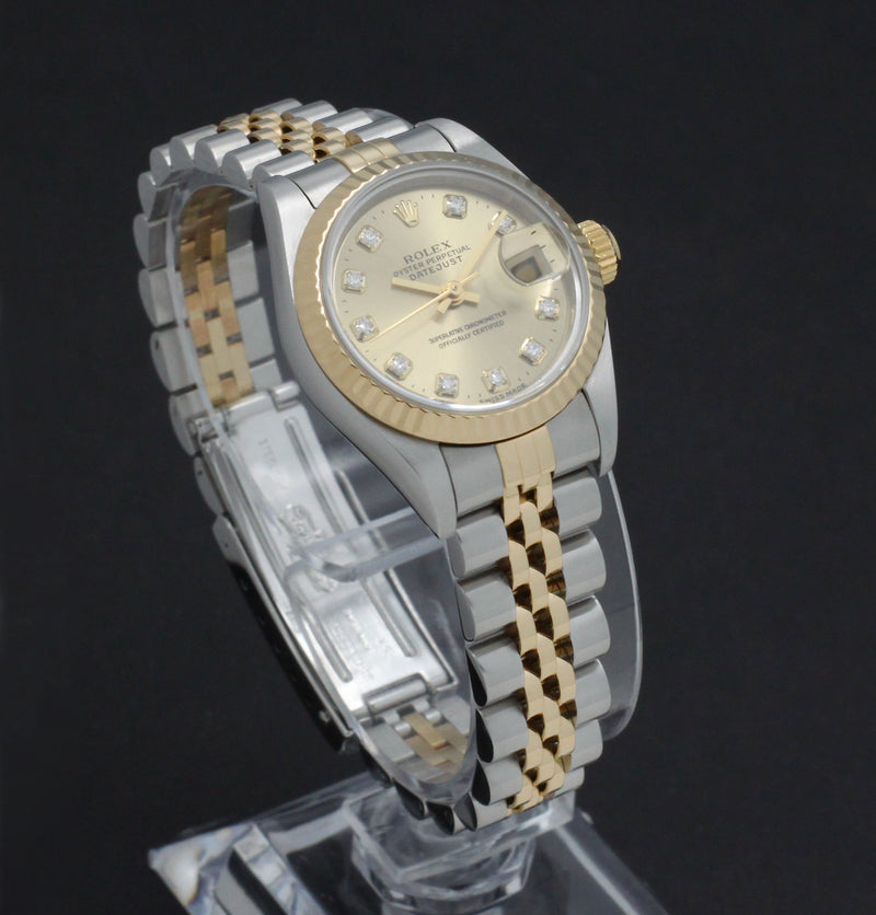 Rolex Lady-Datejust 69173G - 1997 - Rolex horloge - Rolex kopen - Rolex dames horloge - Trophies Watches