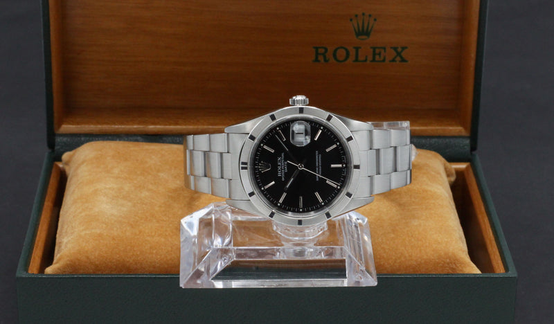 Rolex Oyster Perpetual Date 15210 - 1999 - Rolex horloge - Rolex kopen - Rolex heren horloge - Trophies Watches