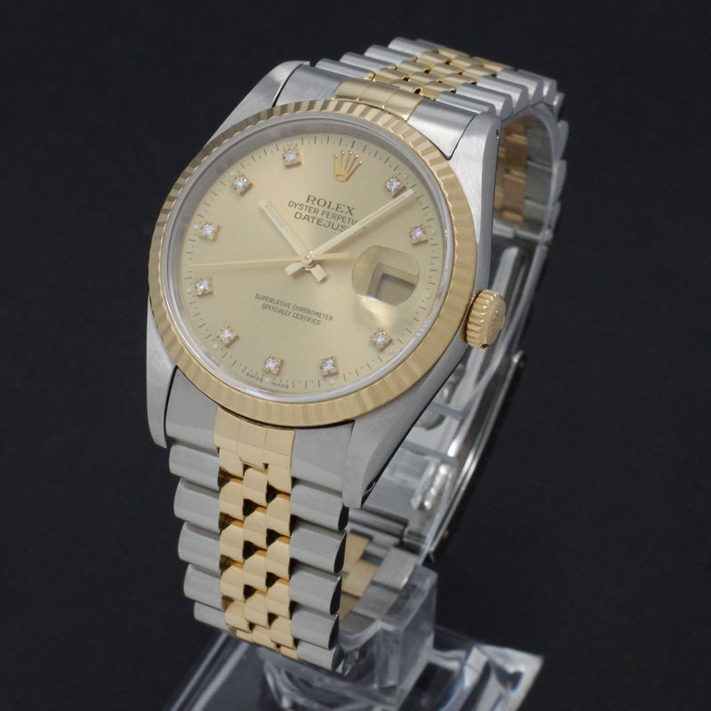 Rolex Datejust 16233G - 1993 - Rolex horloge - Rolex kopen - Rolex heren horloge - Trophies Watches