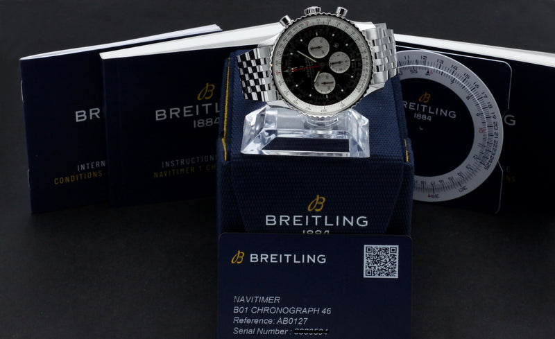 Breitling Navitimer 01 AB0127 - 2022 - Breitling horloge - Breitling kopen - Breitling heren horloge - Trophies Watches