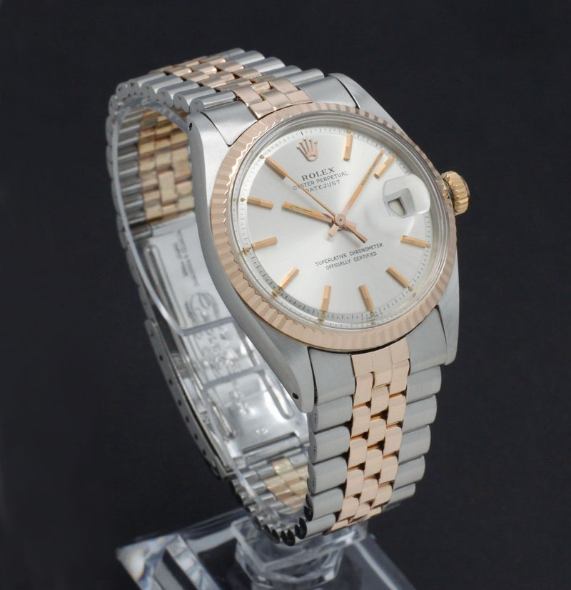 Rolex Datejust 1601 - 1970 - Rose goud/staal - two/tone - Rolex horloge - Rolex kopen - Rolex heren horloge - Trophies Watches