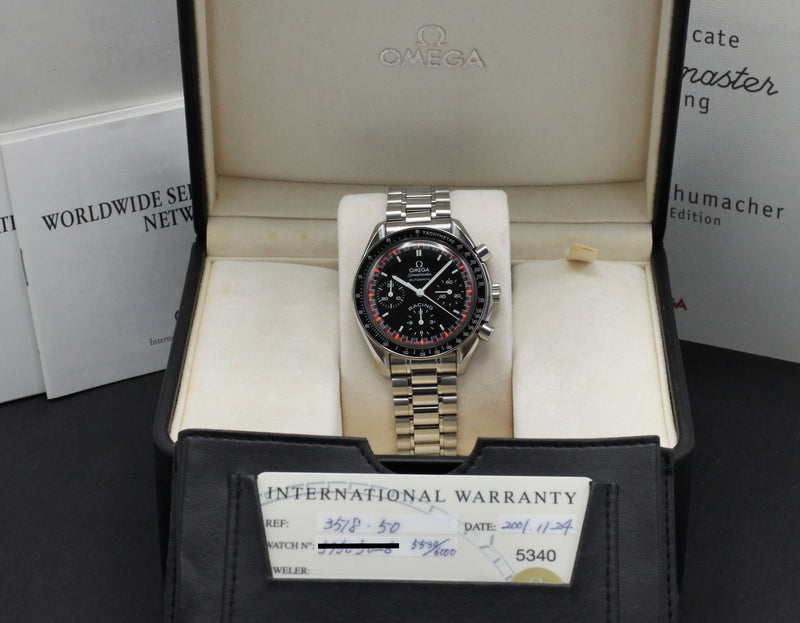 Omega Speedmaster Reduced 3518.50.00 - 2001 - Omega horloge - Omega kopen - Omega heren horloge - Trophies Watches