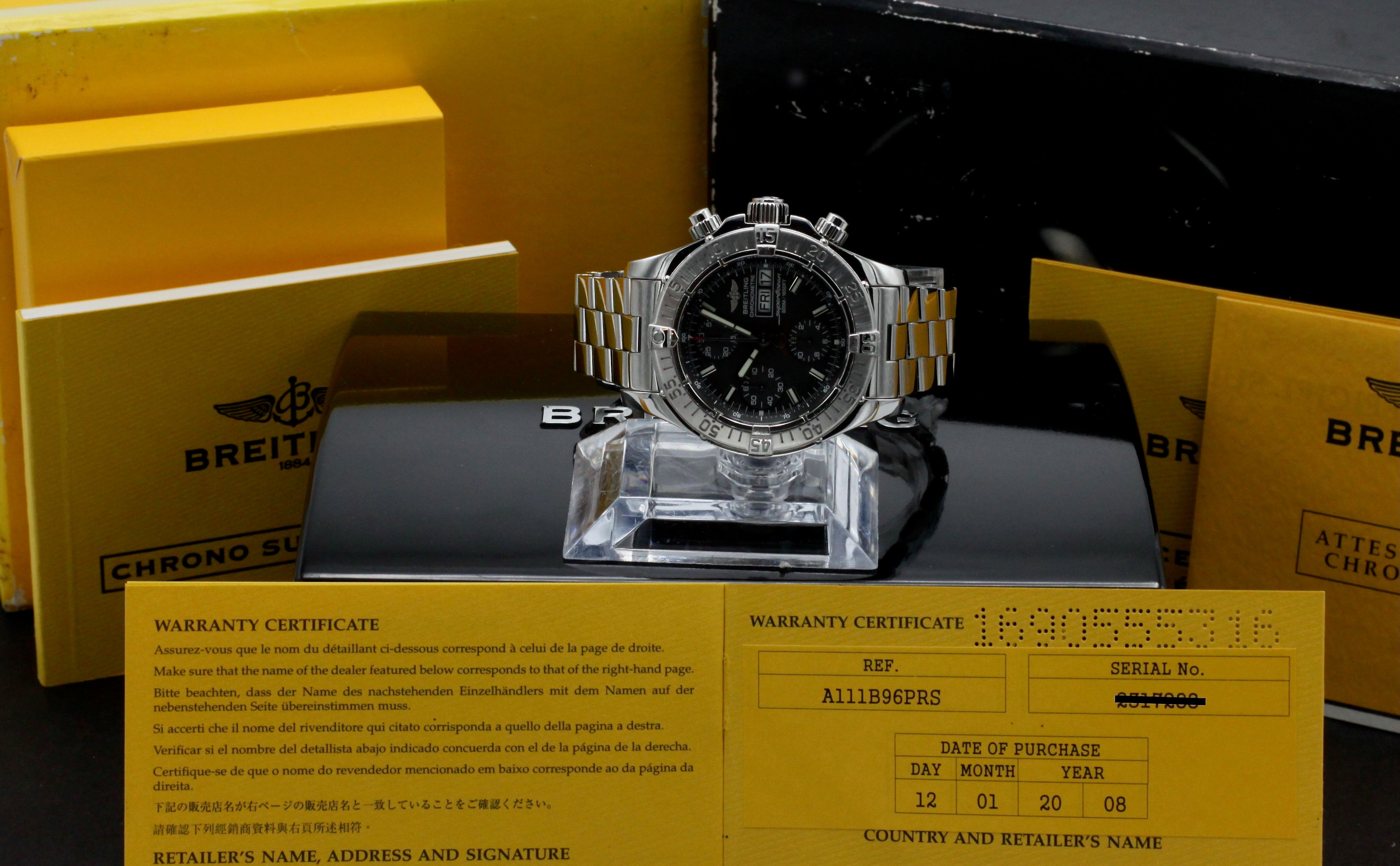 Breitling Superocean Chronograph II A13340 - 2008 - Breitling horloge - Breitling kopen - Breitling heren horloge - Trophies Watches