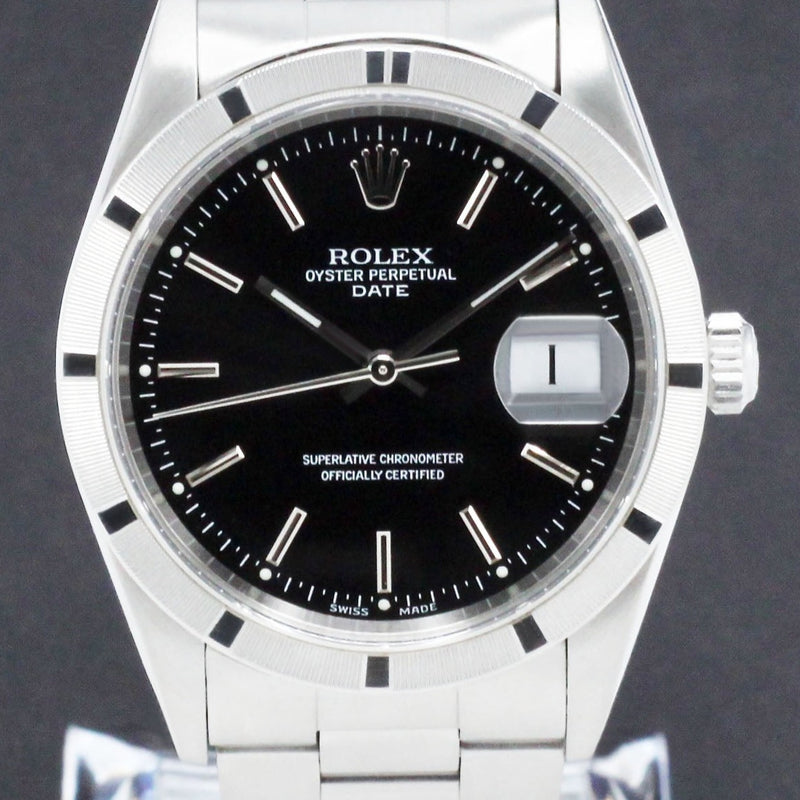 Rolex Oyster Perpetual Date 15210 - 1999 - Rolex horloge - Rolex kopen - Rolex heren horloge - Trophies Watches