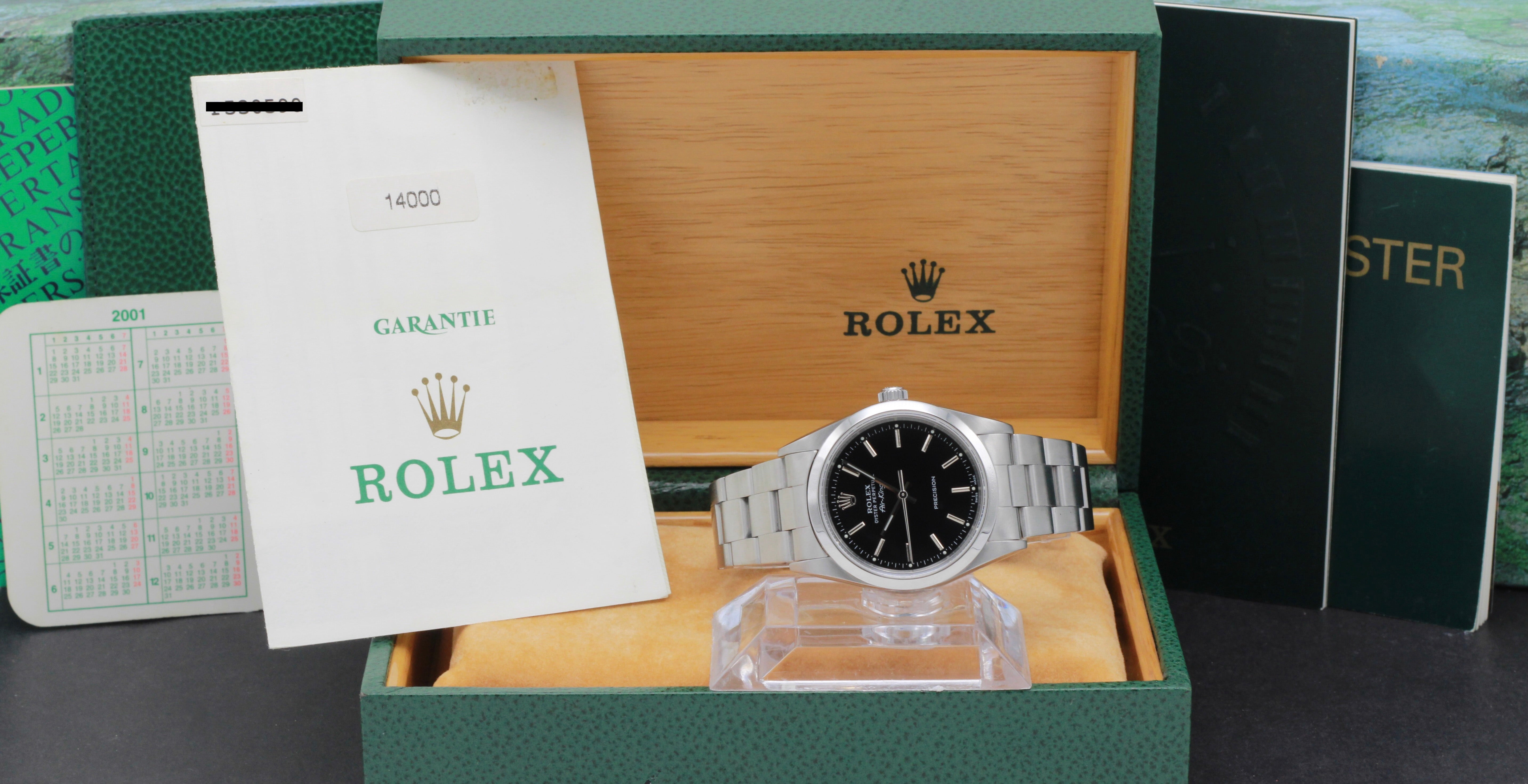 Rolex Air King Precision 14000 - 2001 - Rolex horloge - Rolex kopen - Rolex heren horloge - Trophies Watches