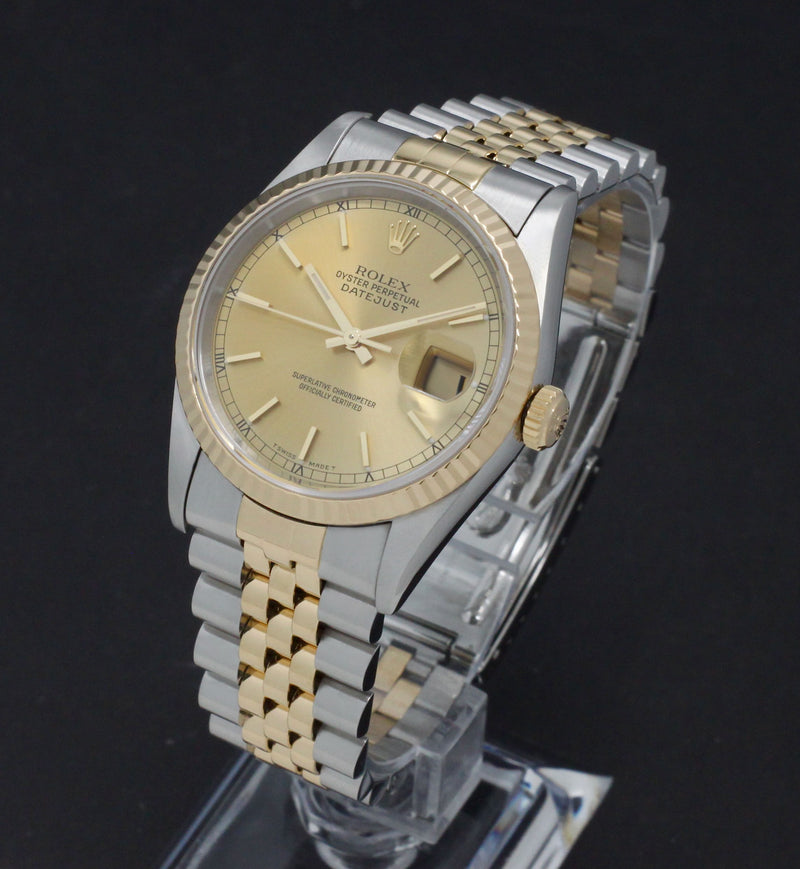 Rolex Datejust 16233 - 1998 - Rolex horloge - Rolex kopen - Rolex heren horloge - Trophies Watches