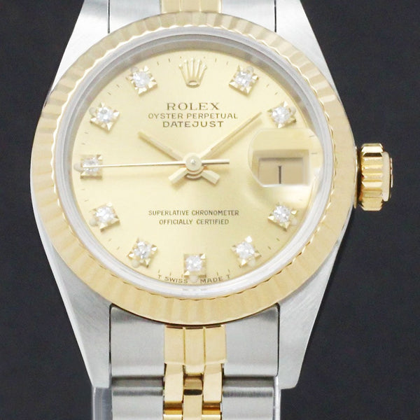 Rolex Lady-Datejust 69173G - 1988 - Rolex horloge - Rolex kopen - Rolex dames horloge - Trophies Watches