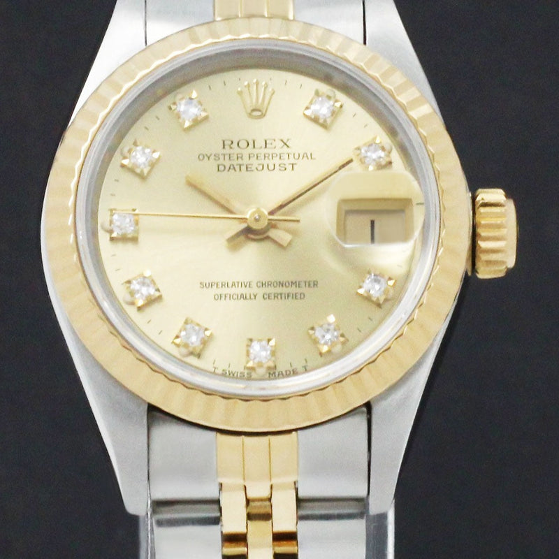 Rolex Lady-Datejust 69173G - 1990 - Rolex horloge - Rolex kopen - Rolex dames horloge - Trophies Watches