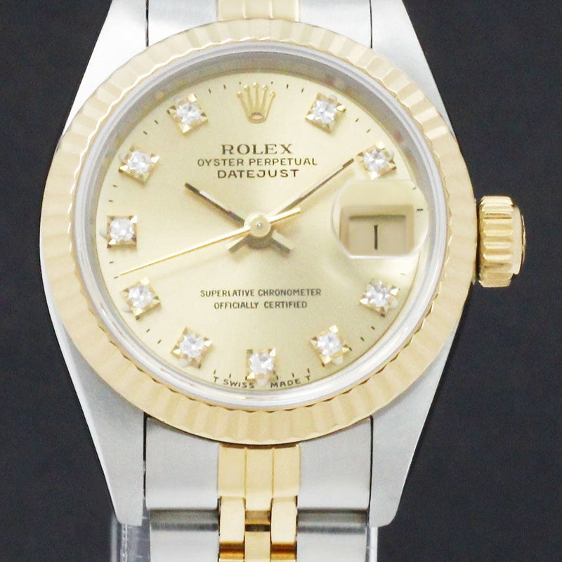 Rolex Lady-Datejust 69173G - 1991 - Rolex horloge - Rolex kopen - Rolex dames horloge - Trophies Watches