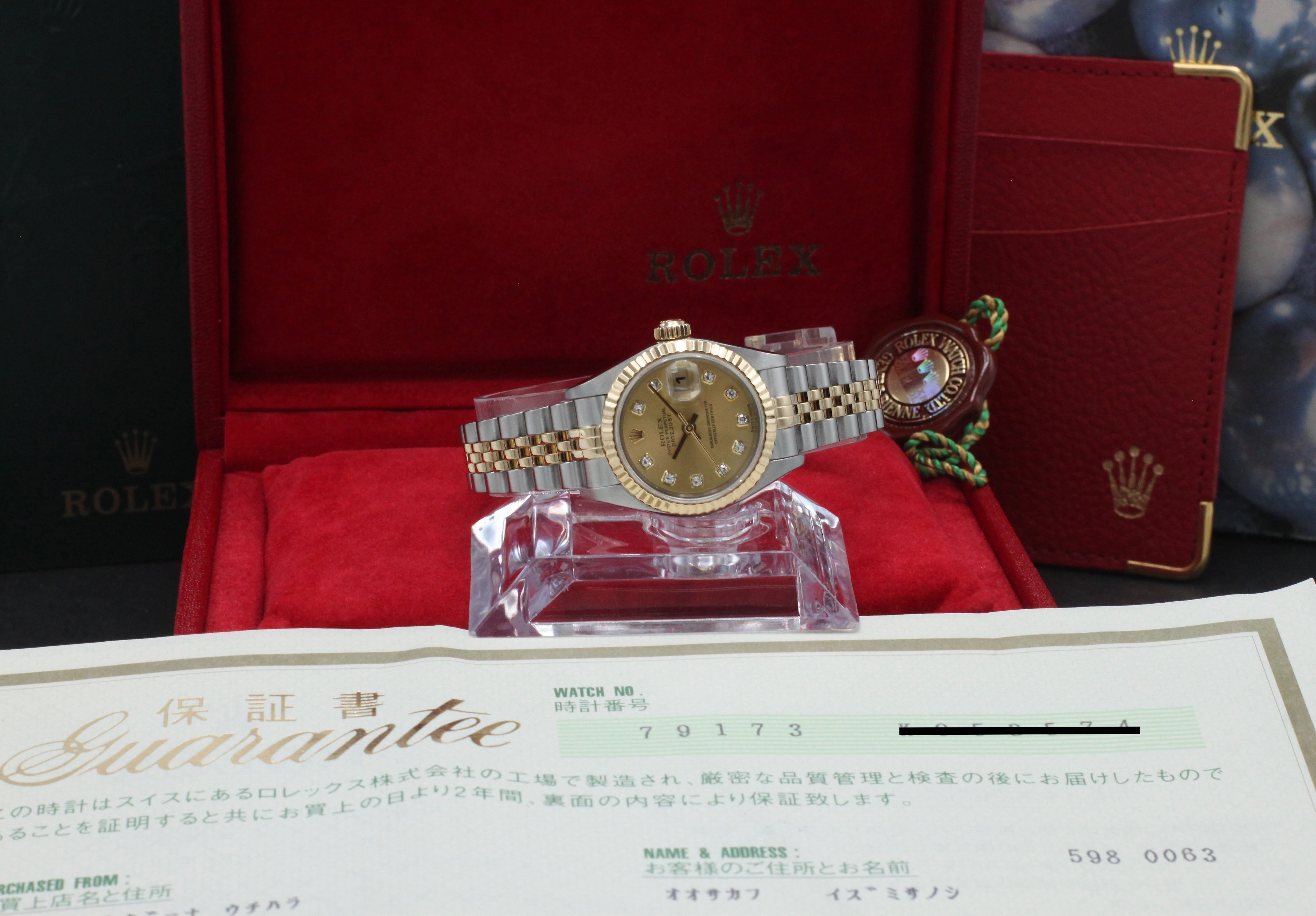 Rolex Lady-Datejust 79173G - 2002 - Rolex horloge - Rolex kopen - Rolex dames horloge - Trophies Watches