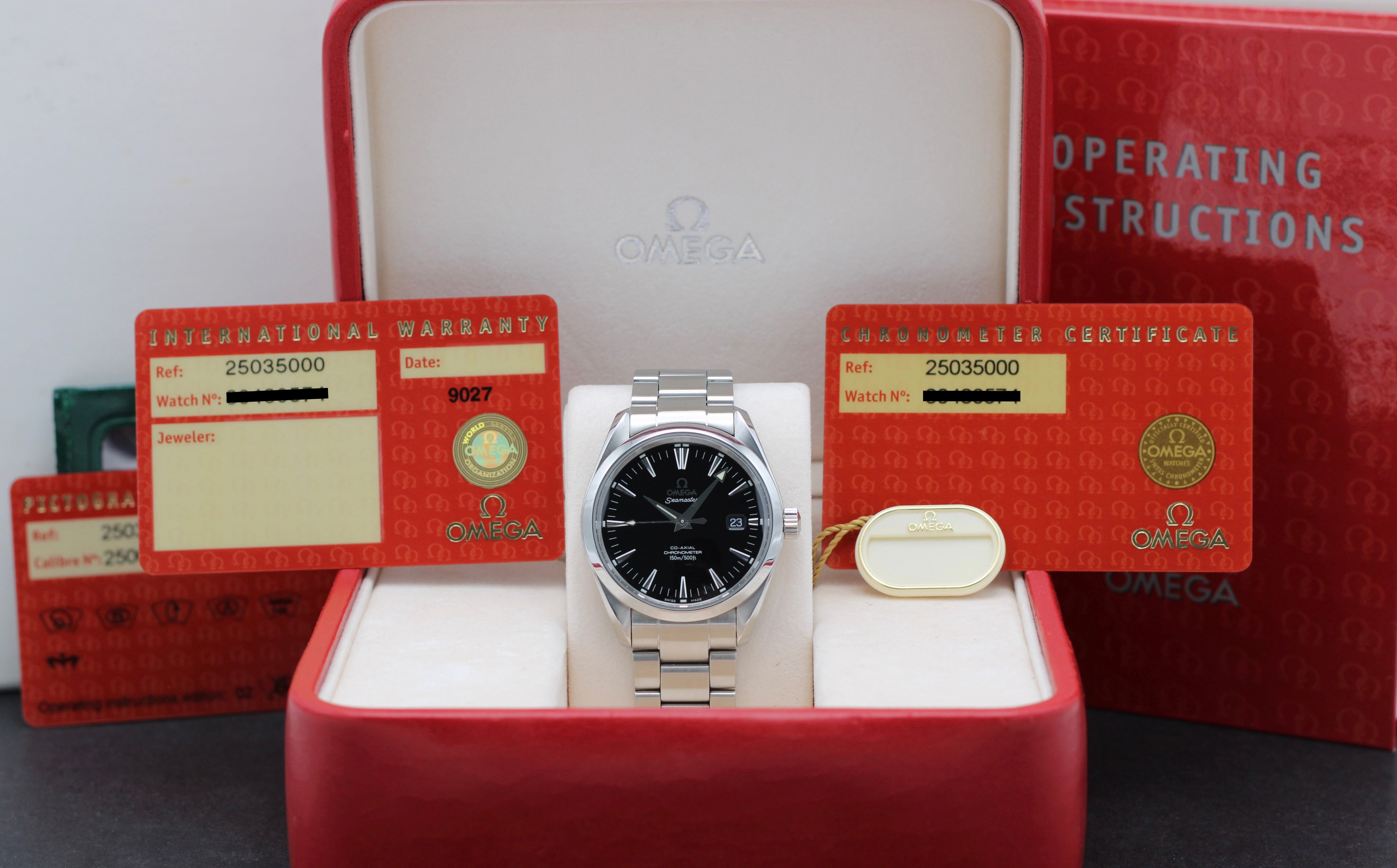 Omega Seamaster Aqua Terra 2503.50.00 - 2006 - Omega horloge - Omega kopen - Omega heren horloge - Trophies Watches