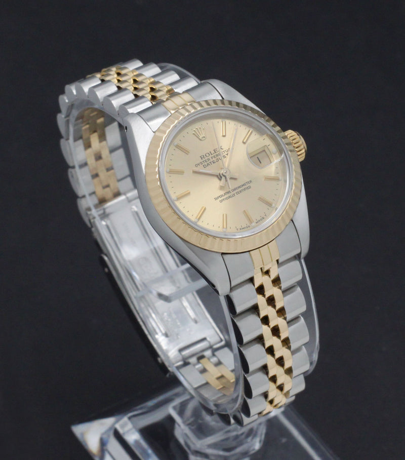 Rolex Lady-Datejust 69173 - 1988 - Rolex horloge - Rolex kopen - Rolex dames horloge - Trophies Watches