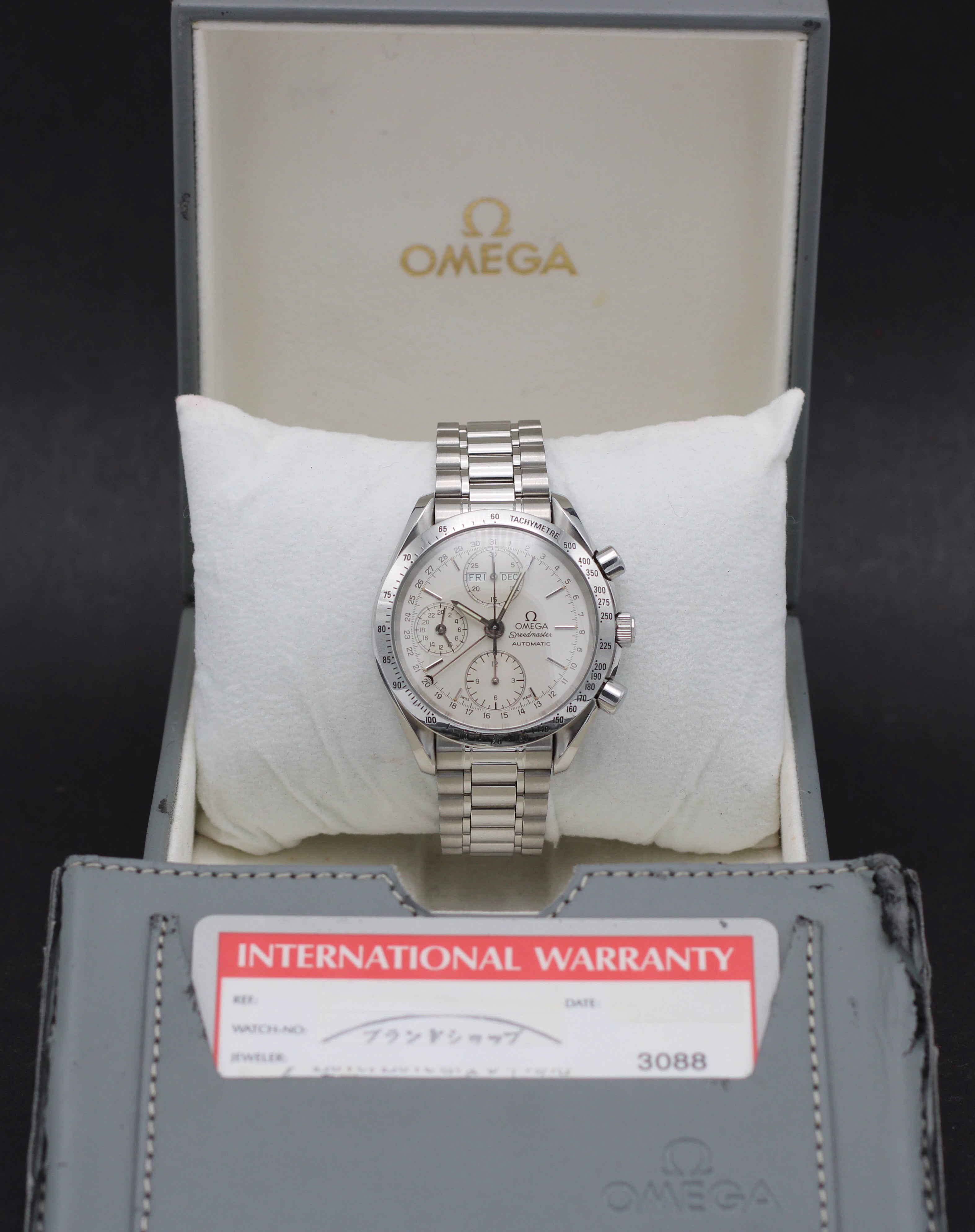 Omega Speedmaster Day Date 3521.30.00 - 1995 - Omega horloge - Omega kopen - Omega heren horloge - Trophies Watches