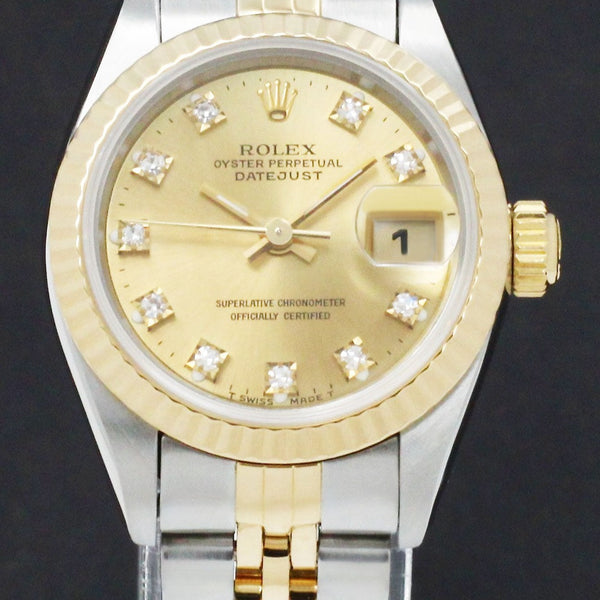 Rolex Lady-Datejust 69173G - 1993 - Rolex horloge - Rolex kopen - Rolex dames horloge - Trophies Watches