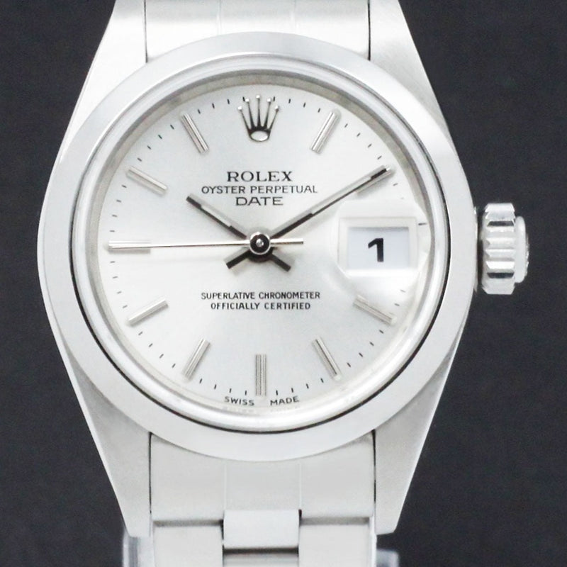 Rolex Oyster Perpetual Lady Date 79160 - 2000 - Rolex horloge - Rolex kopen - Rolex dames horloge - Trophies Watches